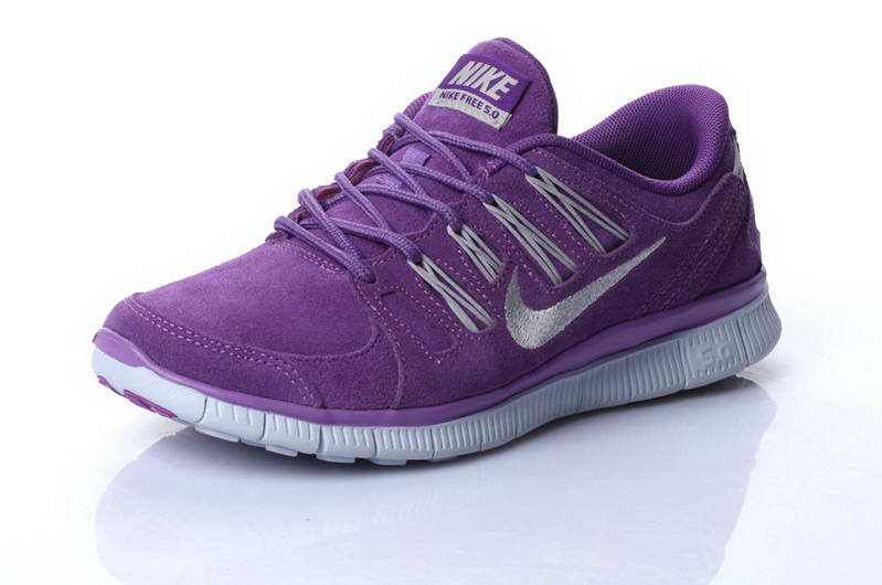 Nike Free 5.0 Fur Womens shoes Purple white (1)